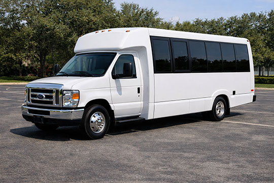 18-passenger minibus available for charter in Allentown, PA